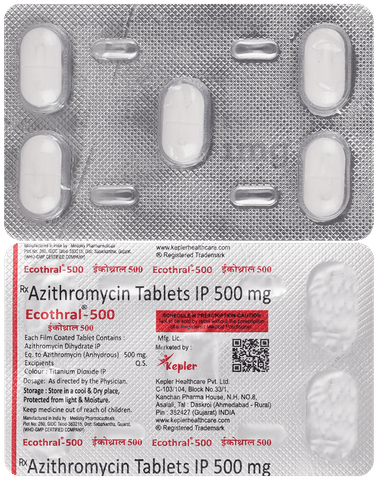 Ecothral 500mg Tablet image