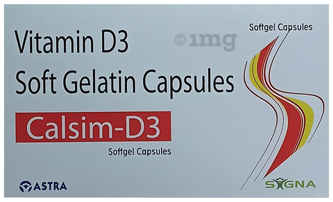 Calsim-D3 Softgel Capsule image