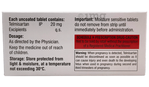 Telmimed 20 Tablet image Telmimed 20 Tablet image