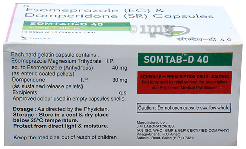Somtab-D 40 Capsule SR