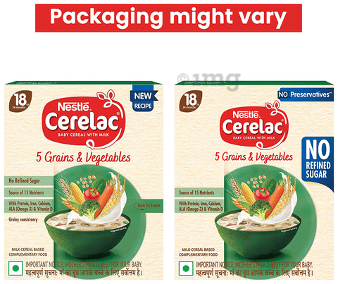 Nestle Cerelac Baby Cereal with Iron, Vitamins Minerals No