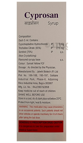 Cyprosan Syrup image