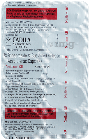 Nuflam-RB Capsule SR image