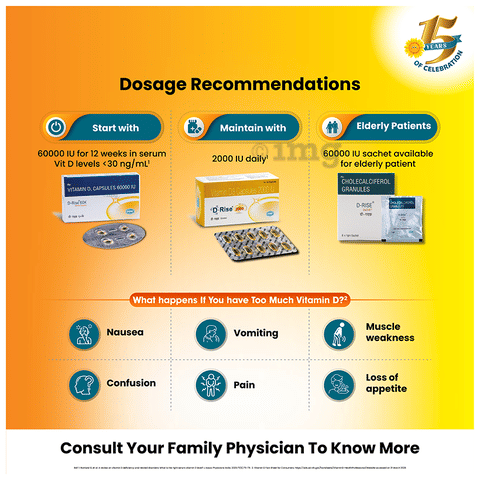 D-Rise Cholecalciferol Sachet for Bone & Joint Health image
