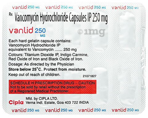 Vanlid 250mg Capsule image