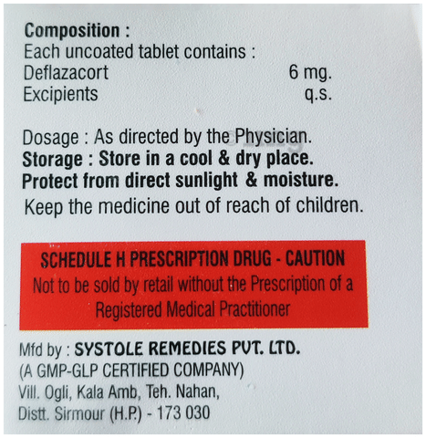 Defogon 6mg Tablet image