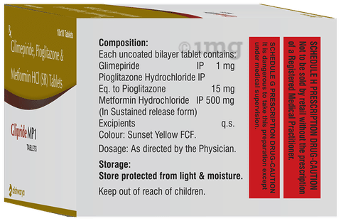 Glipride MP1 Tablet image