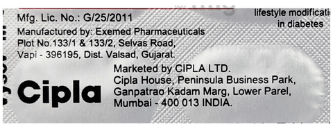 Vysov-M 500mg/50mg Tablet image Vysov-M 500mg/50mg Tablet image