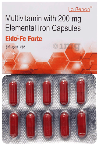 Eido -Fe Forte Capsule | Nutritional Supplement image Eido -Fe Forte Capsule | Nutritional Supplement image