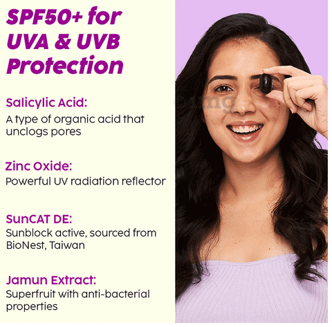 Buy Salicylic Acid Matte Sunscreen with SPF 50 Online