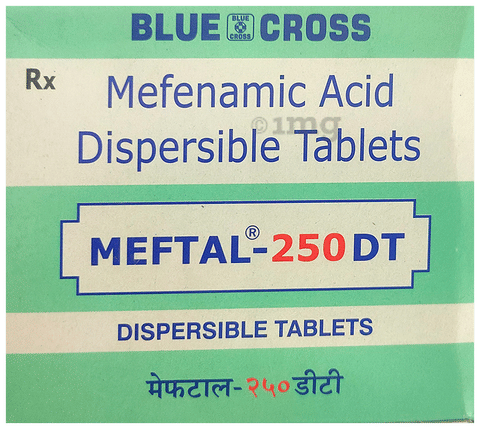 Meftal 250mg Tablet DT