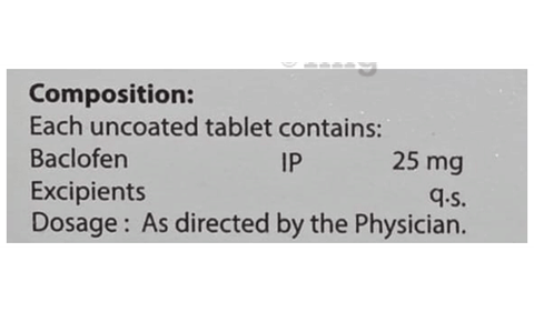 Bacloheal 25 Tablet image Bacloheal 25 Tablet image