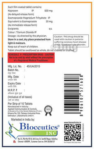 Esonap Tablet DR image Esonap Tablet DR image