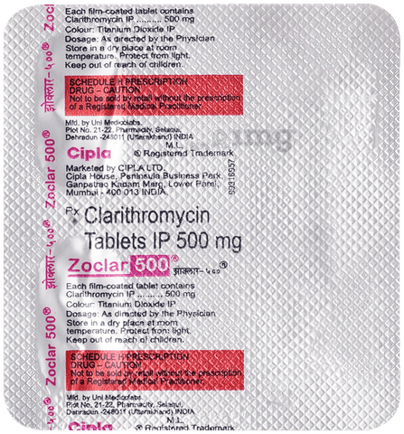 Zoclar 500mg Tablet image Zoclar 500mg Tablet image