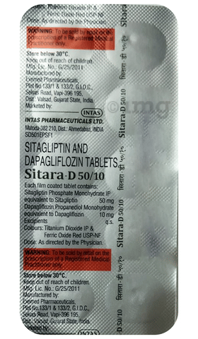 Sitara-D 10mg/50mg Tablet image