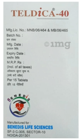 Teldica 40 Tablet image Teldica 40 Tablet image