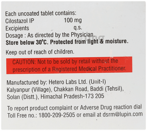 Cilodoc 100 Tablet image