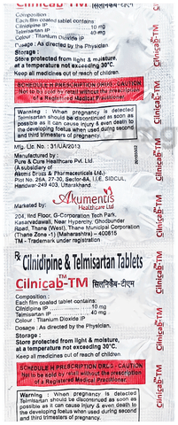 Cilnicab-TM Tablet image