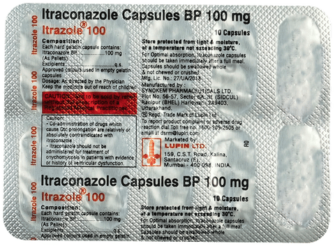 Itrazole 100 Capsule image Itrazole 100 Capsule image