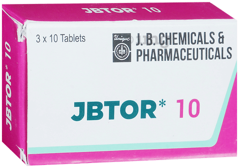 जेबीटोर 10mg टैबलेट image