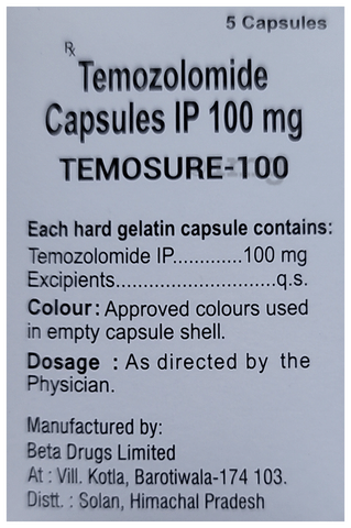 Temosure 100 Capsule image Temosure 100 Capsule image
