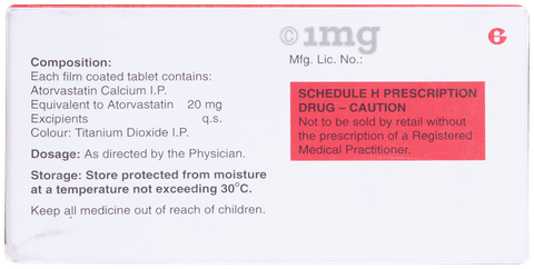 Zetitor 20mg Tablet image