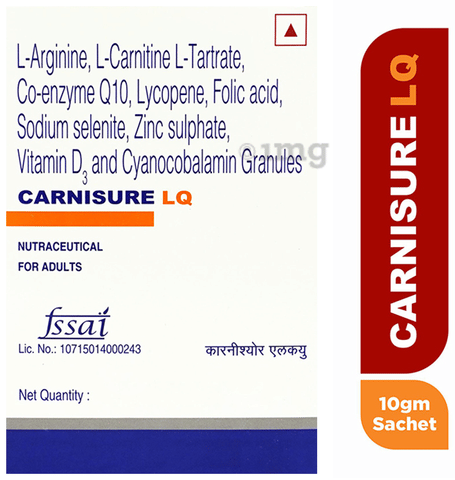 Carnisure LQ Powder ( 10gm Each ): Buy box of 10.0 gm Powder at 𝗯𝗲𝘀𝘁  𝗽𝗿𝗶𝗰𝗲 in India