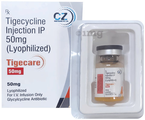 Tigecare 50mg Injection image Tigecare 50mg Injection image