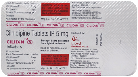 Cilidin 5 Tablet image