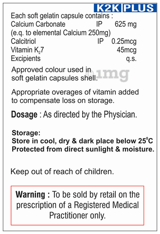 K2K Plus Softgel Capsule