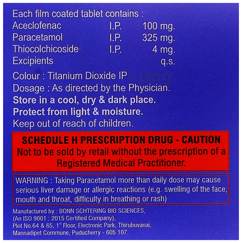 Trypace TH 4mg/100mg/325mg Tablet