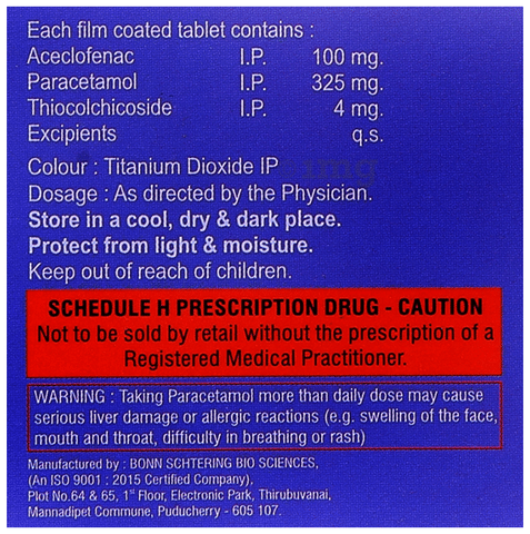 Trypace TH 4mg/100mg/325mg Tablet image