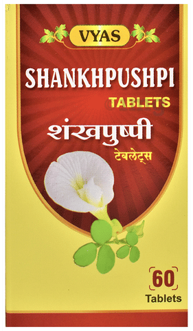 Vyas Shankhpushpi Tablet image Vyas Shankhpushpi Tablet image
