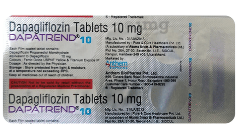 Dapatrend 10mg Tablet image