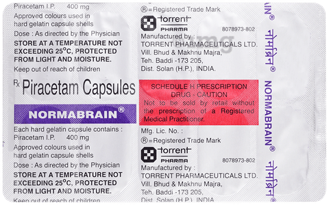 Normabrain 400mg Capsule image