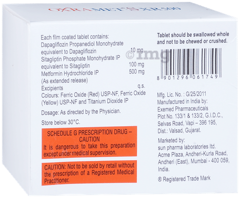 Oxramet-S XR 500 Tablet ER