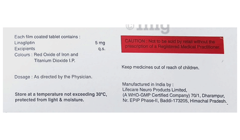 Linaglar 5 Tablet image Linaglar 5 Tablet image