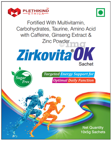 サプリメント TK Zirkovita OK Sachet (5gm Each) Sugar Free: Buy box of 10.0 Sachets