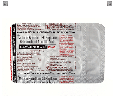 Glyciphage-PG2 Tablet SR image Glyciphage-PG2 Tablet SR image