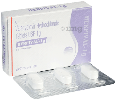 Herpival 1000mg Tablet