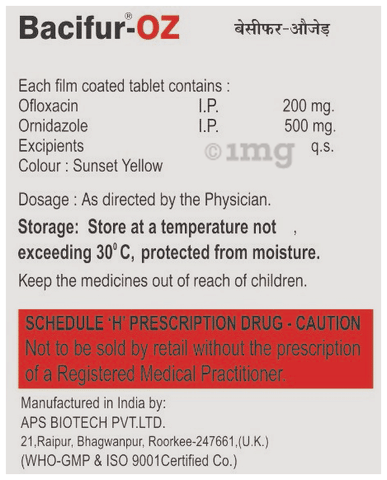 Bacifur-OZ Tablet image