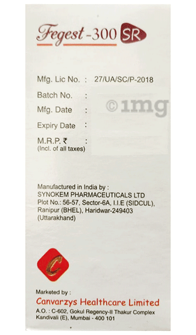 Fegest 300mg Tablet SR image Fegest 300mg Tablet SR image
