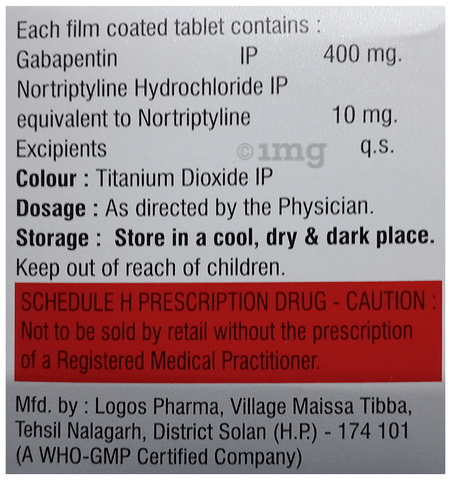 Gabangle-NT 400 Tablet image Gabangle-NT 400 Tablet image