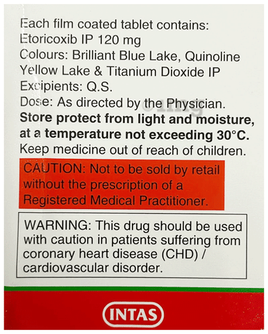 Intacoxia 120 Tablet image Intacoxia 120 Tablet image