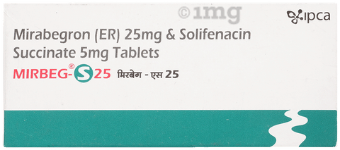 Mirbeg-S 25 Tablet ER image Mirbeg-S 25 Tablet ER image