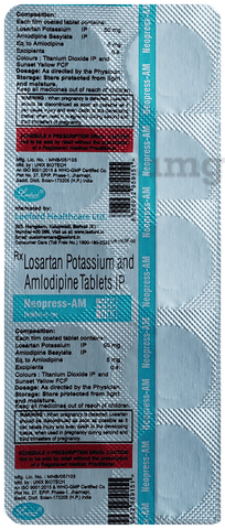 Neopress AM 50mg/5mg Tablet image Neopress AM 50mg/5mg Tablet image