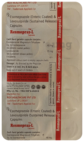 Resmopraz-L Capsule SR image