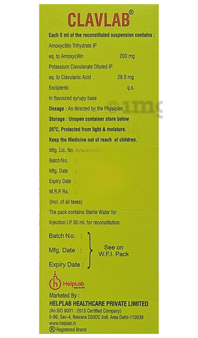 Clavlab Dry Syrup image