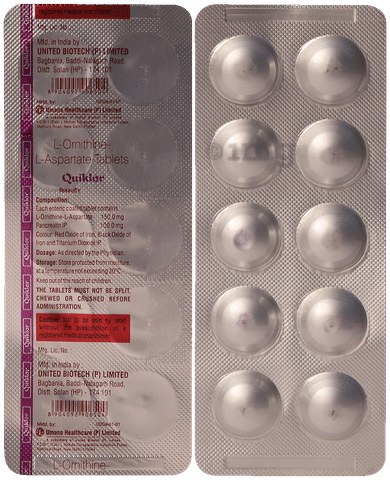 Quiklor 150mg/100mg Tablet
