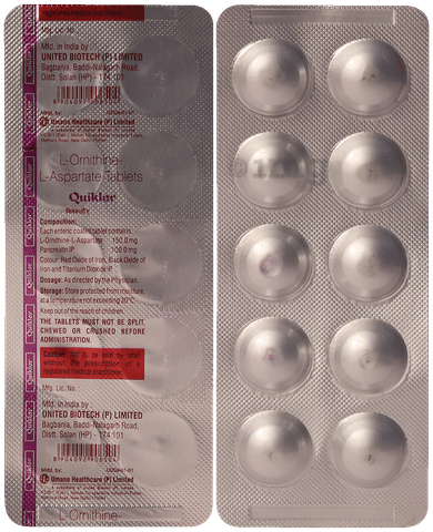 Quiklor 150mg/100mg Tablet image